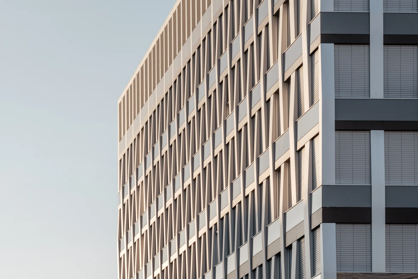 Architectural detail of a building in Geneva